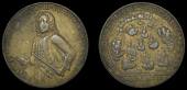 Portobello Medals with Vernon’s portrait alone, Capture of Portobello, 1739, a pinchbeck medal, unsigned,...