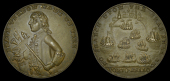 Portobello Medals with Vernon’s portrait alone, Capture of Portobello, 1739, a pinchbeck medal, unsigned,...