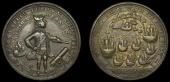 Portobello Medals with Vernon’s portrait and icons, Capture of Portobello, 1739, a pinchbeck medal, unsigned,...