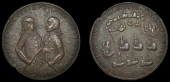 Portobello Medals with Multiple Portraits, Capture of Portobello, 1739, a pinchbeck medal, unsigned, three-quarter...