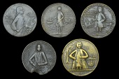 Fort Chagre Medals, Capture of Fort Chagre, 1740, a pinchbeck medal, unsigned, 40mm (Adams FCv 3-B; Betts 279; MI...
