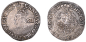 Charles I (1625-1649), Tower mint, Shilling, Gp E [North Gp D; type 3b], mm. crown (over bell on rev.), bust 2,...