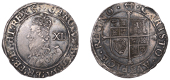 Charles I (1625-1649), Tower mint, Shilling, Gp E [North Gp D, type 4.1 var], mm. anchor (flukes to left), bust 5...
