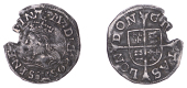 Mary (1553-1554), Penny, mm. pomegranate on obv. only, rev. civitas london, 0.48g/12h (N 1963; S 2495). Chipped...