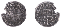 Mary (1553-1554), Penny, mm. pomegranate on obv. only, rev. civitas london, 0.48g/12h (N 1963; S 2495). Chipped...
