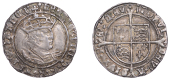 Henry VIII (1509-1547), Second coinage, Groat, London, mm. arrow, reads agl z france, saltires in forks, 2.64g/3h...