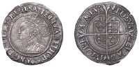 Elizabeth I (1558-1603), Third issue, Sixpence, 1564/2, mm. pheon, bust 3E, Tudor rose, reads ang fr et hi and mev,...
