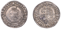 Elizabeth I (1558-1603), Third issue, Sixpence, 1569, mm. coronet, bust 4B, Tudor rose, reads ang fr et hi, 3.07g/9h...