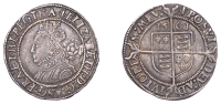 Elizabeth I (1558-1603), Third issue, Threepence, 1561, mm. pheon, bust 3F, large rose, reads ang fr et hi, triple...