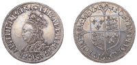 Elizabeth I (1558-1603), Milled coinage, Shilling, small size, bust A, decorated dress, mm. star, 29mm, 6.23g/5h...
