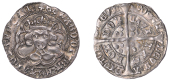 Edward IV (First reign, 1461-1470), Heavy coinage, Groat, class I/II, mm. plain cross on obv., rose on rev., lis on...