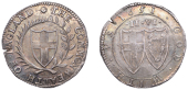 Commonwealth (1649-1660), Halfcrown, 1651, mm. sun on obv. only, central stop to mark of value, 14.92g/5h (ESC 17; N...