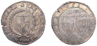 Commonwealth (1649-1660), Halfcrown, 1651, mm. sun on obv. only, central stop to mark of value, 14.92g/5h (ESC 17; N...
