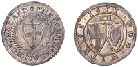 Commonwealth (1649-1660), Shilling, 1651, mm. sun on obv. only, 5.94g/5h (ESC 79; N 2724; S 3217). Spot at base of...
