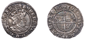 Henry VIII (1509-1547), Second coinage, Halfgroat, Canterbury, Abp Warham, mm. cross patonce on obv., T on rev., wa...
