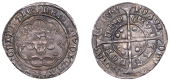 Henry VI (First reign, 1422-1461), Cross-Pellet issue, Series B, Groat, London, mm. cross IIIb on obv. only, saltire...