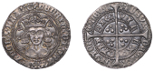 Henry VI (First reign, 1422-1461), Annulet issue, Groat, Calais, mm. cross II, no fleur on breast, reads angl’,...