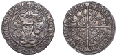 Henry VI (First reign, 1422-1461), Rosette-Mascle issue, Groat, Calais, mm. crosses IIIa/V, mascle after rex,...