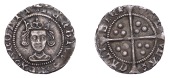 Henry VI (First reign, 1422-1461), Rosette-Mascle issue, Penny, Calais, mm. cross V on obv. only, mascle after rex...
