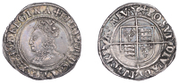 Elizabeth I (1558-1603), Second issue, Groat, mm. cross-crosslet, bust 1F, wire line and beaded inner circles,...