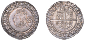 Elizabeth I (1558-1603), Sixth issue, Sixpence, 1583, mm. bell, bust 5A, reads elizab, 2.95g/12h (BCW BL-3/BL-c1; N...