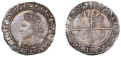 Elizabeth I (1558-1603), Sixth issue, Sixpence, 1591, mm. hand, bust 6C, 2.91g/11h (BCW HA-2/HA-d; N 2015; S 2578B)....