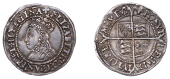 Elizabeth I (1558-1603), Second issue, Halfgroat, mm. cross-crosslet, bust 1G, beaded inner circles, 1.01g/1h (BCW...
