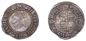Elizabeth I (1558-1603), Second issue, Halfgroat, mm. martlet, bust 1G, beaded inner circles, reads ang fra et hib...