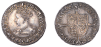 Mary (1553-1554), Groat, mm. pomegranate, 1.98g/5h (N 1960; S 2492). About extremely fine with a superb portrait,...