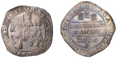 Charles I (1625-1649), Bristol mint, Halfcrown, 1644, mm. plume on obv. only, Shrewsbury plume behind horseman, rev....