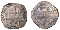 Charles I (1625-1649), Bristol mint, Halfcrown, 1644, mm. plume on obv. only, Shrewsbury plume behind horseman, rev....