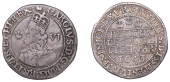 Charles I (1625-1649), Oxford mint, Sixpence, 1643, mm. book on obv. only, from an Aberystwyth die, rev....
