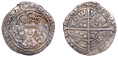 Edward IV (First reign, 1461-1470), Light coinage, Groat, Bristol, class VI, mm. sun, quatrefoils by neck, fleurs on...