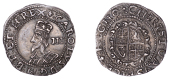 Charles I (1625-1649), Worcester or Shrewsbury mint, Threepence, mm. lis, rev. oval scroll-garnished shield, lis...