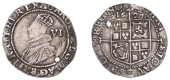 Charles I (1625-1649), Tower mint, Sixpence, Gp B [type 1a1], 1627, mm. castle (perhaps over African head on rev.),...