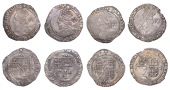 Charles I (1625-1649), Tower mint, Sixpences (4), all Gp F [type 4.3], mm. star, all read hi, 3.05g/11h, 2.95g/3h,...