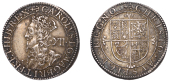 Charles I (1625-1649), Briot’s Second Milled issue, Shilling, mm. anchor (flukes to right), signed b both sides,...