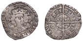 Edward IV (First reign, 1461-1470), Light coinage, Groat, York, class VI, mm. sun, quatrefoils by neck, fleurs on...