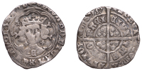Edward IV (First reign, 1461-1470), Light coinage, Groat, York, class VI, mm. sun, quatrefoils by neck, fleurs on...