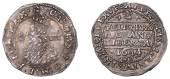 Charles I (1625-1649), Oxford mint, Groat, 1644, mm. floriated cross on obv. only, Rawlins’ bust with lion’s...