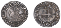 Elizabeth I (1558-1603), Third issue, Sixpence, 1564/2, mm. pheon, bust 3E, Tudor rose, reads ang fr et hi and mev,...