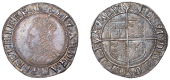 Elizabeth I (1558-1603), Sixth issue, Shilling, mm. hand, bust 6B, 6.01g/4h (BCW HA-1/HA-b; N 2014; S 2577). Very...