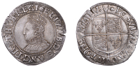 Elizabeth I (1558-1603), Sixth issue, Shilling, mm. tun, bust 6B, 6.38g/10h (BCW TN-2/TN-b1; N 2014; S 2577). Small...