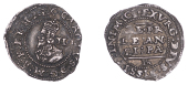 Charles I (1625-1649), Bristol mint, Halfgroat, undated, no mm., rev. Declaration, br monogram below, 1.03g/9h...