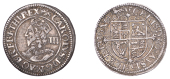Charles I (1625-1649), York mint, Threepence, mm. lion, reads mag, 4 harp strings, 1.19g/9h (DIG 6/C; Besly 1B; SCBI...