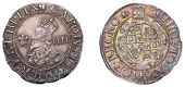Charles I (1625-1649), Aberystwyth mint, Groat, mm. book, smaller bust, reads br, plume on rev. with bands, 1.95g/2h...