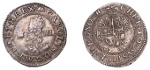 Charles I (1625-1649), Aberystwyth mint, Threepence, mm. book, bust with smaller plume, colon stops, plume without...