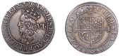 Charles I (1625-1649), Briot’s Second Milled issue, Sixpence, mm. anchor (flukes to right), 3.09g/6h (SCBI Brooker...