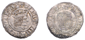 Henry VIII (1509-1547), First coinage, Halfgroat, York, Abp Wolsey, mm. voided cross, keys and cardinal’s hat...