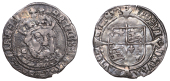 Henry VIII (1509-1547), Third coinage, Groat, Tower, mm. lis, bust 2, Lombardic lettering, annulets in forks,...